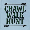 thumbnail image 3 of Inktastic Bow Hunting Crawl Walk Hunt Baby Burp Cloth, 3 of 3