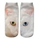 thumbnail image 3 of Calcetines con estampado facial: bonitos calcetines unisex de media pantorrilla de tela suave y transpirable, ideales para uso diario o para regalar., 3 of 3