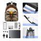 thumbnail image 4 of Disketp Vintage Pattern Bald Eagle Mochila Ligera Clásica con Múltiples Bolsillos, Mochila Casual para Hombre y Mujer, Ideal para Escuela, Trabajo y Viajes, 4 of 6