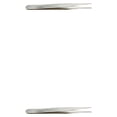 thumbnail image 1 of Guardurnaity Pinzas para pestañas, punta recta de acero inoxidable, pinza para cejas, fácil de limpiar, suministros para pestañas, herramientas diez 2Conjunto, 1 of 6