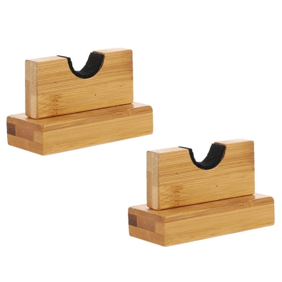 Raindrops 1 Pair of Displaying Bat Racks Bamboo Bat Organizers Household Bat Stands Baseball Bat Supply