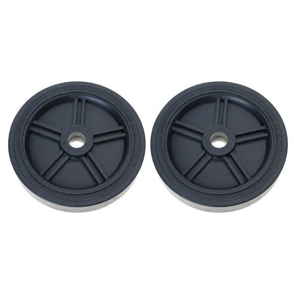Pack of 2 Heavy Duty Quiet Air Compressor Wheel Durability Plastic Casters Wheel 20/25mm Mounting Hole for Easy Mobility