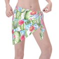 thumbnail image 3 of Bingfone Flowers and Cactus Women's Sarong Swimsuit Cover Ups Bathing Suit Coverups Chiffon Beach Wrap Skirts, 3 of 7
