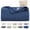 Ensign Blue, variant on CLOUDSCAPE 100% Cotton Twin Size Blanket, Herringbone Weave, 68x92 Soft Heavyweight Blanket for Summer and All Season, Fits Twin and Twin XL Beds, Ensign Blue