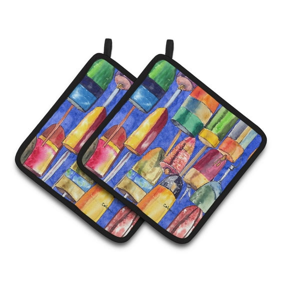 Carolines Treasures 8723-1PTHD Bouys Pair of Pot Holders , 7.5HX7.5W, multicolor
