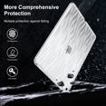 thumbnail image 3 of ELEHOLD Clear Case for New iPad Pro 11 2024 11 inch, Water Ripples Pattern Soft TPU Cover with Shockproof Corner ,Slim&Lightweight for iPad Pro 11 (2024), Darkpurple, 3 of 6