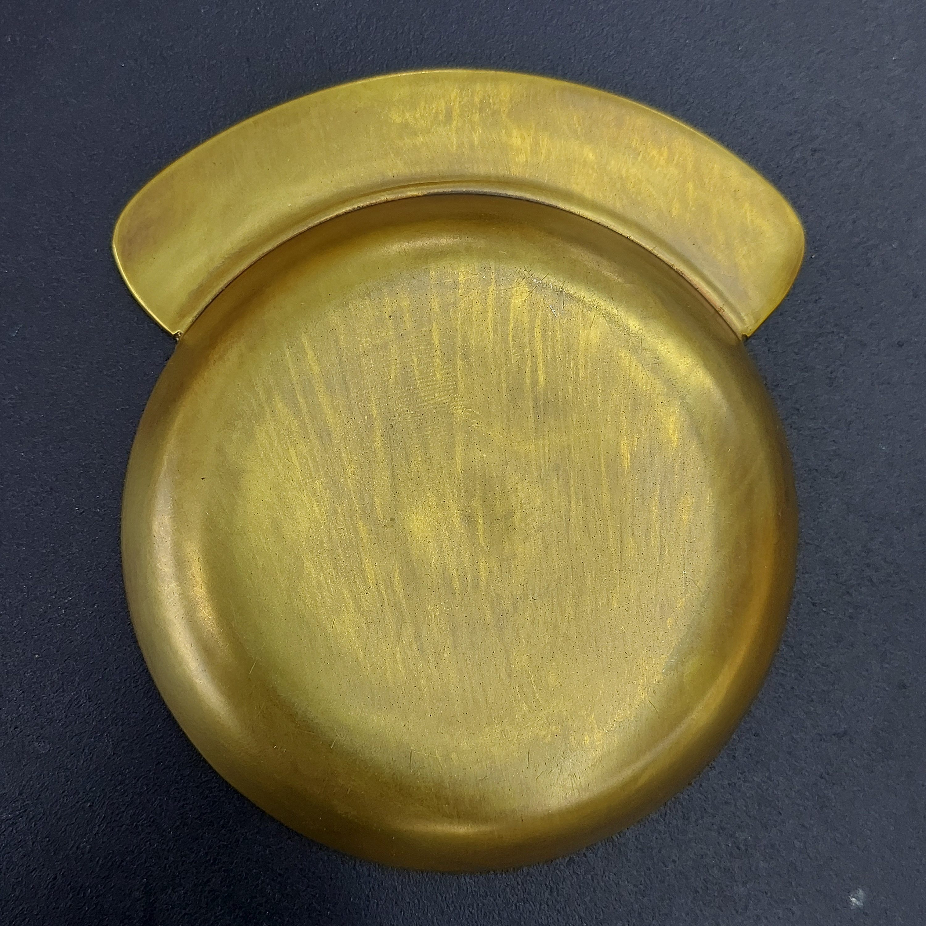 Brass Pocket Change Collectable Dish / Brass Retro Style Coin Holder / Jewelry Tray