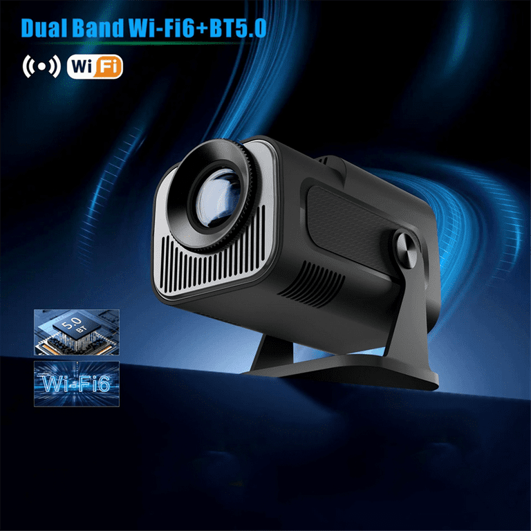 HY320 Mini Native 720P Android 11 Projector 200ANSI Wifi6 BT5.0