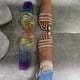 thumbnail image 4 of Moda mujer Rhinestone transparente punta plana gradiente playa zapatos Flip Flop Wmkox8yii  hj789, 4 of 7