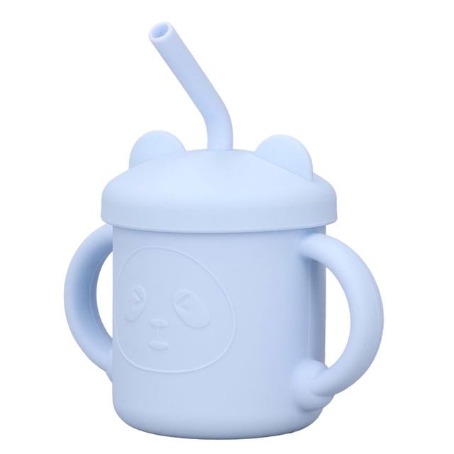Taza de Silicona para Bebé BuyWeekMX con Pajita