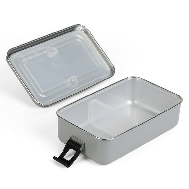 Ozark Trail 40 oz Stainless Steel Insulated Lunch Box with Secure