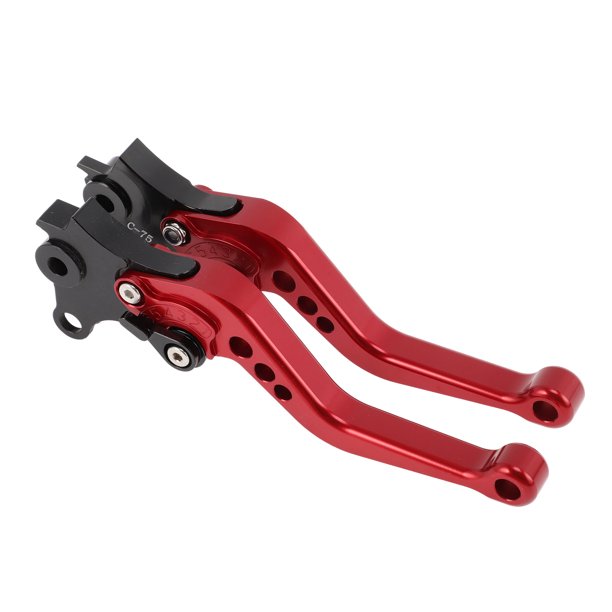 Palancas de freno y embrague cortas únicas para BMW R NINE T 2014-2016, palanca de freno ajustable en 6 posiciones, aleación de aluminio T6 6061, roja, 1 par