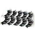 thumbnail image 4 of Fiudx Pestañas Postizas 3D, Gruesas y Rizadas, Suaves y de Aspecto Natural, Fáciles de Aplicar, Ideales para Selfies En Bodas y Fiestas, Realzan La Mirada, Paquete de 5 Pares., 4 of 6