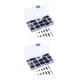 thumbnail image 4 of Kit surtido de tornillos de nylon Moyic 260 piezas con caja de almacenamiento negro 2Conjunto, 4 of 6
