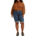 thumbnail image 3 of Levi's® Women's Plus Size Shaping Bermuda Jean Shorts, 3 of 7