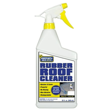 - RV Rubber Roof Cleaner - Non-Toxic / Non-Abrasive RV Roof Detergent 32 oz - Protect All 67032