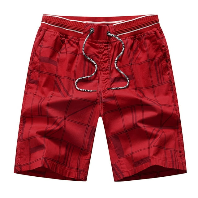 EGNMCR Mens Swim Trunks , Fashion Men's Pocket Zipper Buttons Print Leisure Time Tooling Short Pants, Fathers Day Gifts
