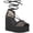 Black Mesh, variant on INC Womens TALENDA Dressy Lifestyle Wedge Heels