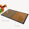 thumbnail image 2 of 2 piezas Alfombras de cocina lavables antideslizantes de cocina y alfombras Runner Set de respaldo de goma interior al aire libre 1pc gris 1pc marrón Zulema 2 piezas de alfombra de puerta desinfectante, 2 of 8