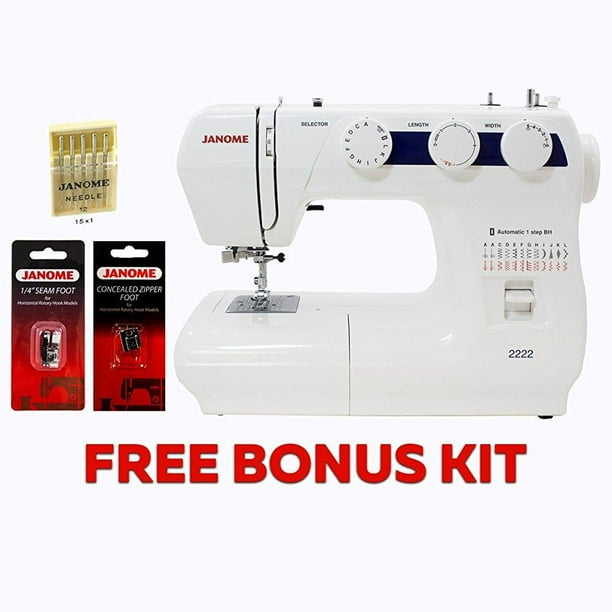 janome 2222 sewing machine with kit