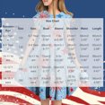 thumbnail image 2 of Mitankcoo 4th of July Dresses for Girls Fashion Print Crew Neck Flutter Sleeve A-Line Dress Daily Casual 6-15Y, 2 of 6