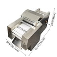 thumbnail image 2 of Commercial Electric Poultry Meat Cutter Meat Dicing Machine Automatic Stainless Steel 220V, 2 of 15