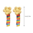 thumbnail image 2 of Fiudx Anillos para El Cabello con Lazo, Lindas Gomas para El Cabello, Suaves con Diseño Elástico, Ajustables para Un Peinado Fácil, Perfectos para Mañanas Ocupadas, Ideales para Niñas, Vienen En Dos, 2 of 4