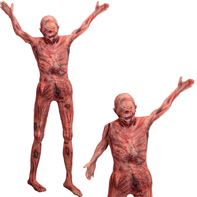 Colgantes para torso con forma de cadáver de Halloween, Xonor, 148 cm, de látex