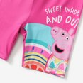 thumbnail image 5 of Peppa Pig Toddler Girls 2pcs Watermelon Graphic Ruffle Stripe Dress Tee with Leggings Bike Shorts Set Size 2-6, 5 of 8