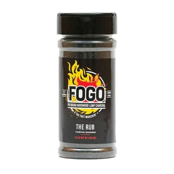 FOGO The Rub, Charcoal Seasoning for Meat, Perfect for Grilling and Smoking BBQ, 5.5 Ounce Bottle