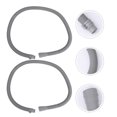 thumbnail image 3 of Miangastore Drain Hose Washer Machine Hose Thickened Grey 2Pcs 55.1X1.6X1.6In, 3 of 8