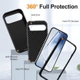 thumbnail image 3 of Dteck Case for Google Pixel 9 Pro XL,Shockproof 3-Layer Protection Case Military Grade Protective Cover for Google Pixel 9 Pro XL,Black, 3 of 7