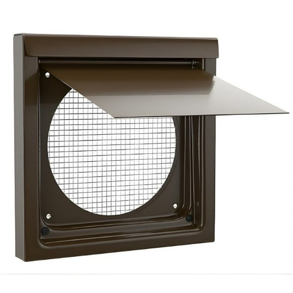 InOvate Premium 6” Steel Wall Vent (No Collar) (Brown)