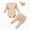 R001-Beige, variant on NOLDARES Newborn Baby Girl Fall Winter Outfits Clothes Cute Long Sleeve Ruffle Romper Pants Headband Set 0-24M(Beige,6-12 M)