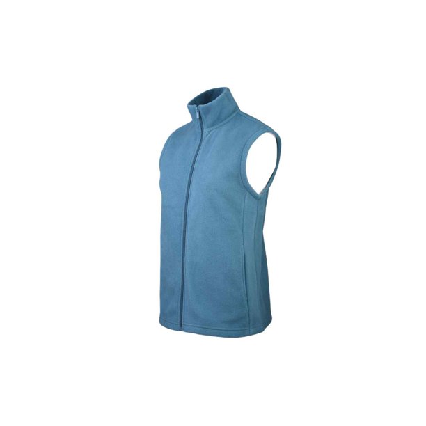 Women's Full Zip Polar Fleece Vest, ST.BLUE XL, 1 Count, 1 Pack