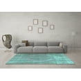 thumbnail image 3 of Ahgly Company Indoor Rectangle Persian Light Blue Traditional Area Rugs, 5' x 8', 3 of 4