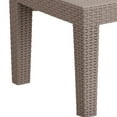 thumbnail image 6 of Flash Furniture Light Gray Faux Rattan Coffee Table, 6 of 7