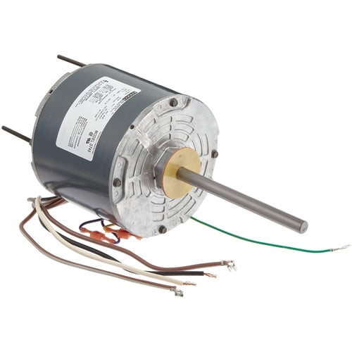 Replacement for Fasco D745 5.6" Frame Open Ventilated Permanent Split Capacitor Condenser Fan Motor with Sleeve Bearing, 1/2HP, 1075rpm, 208-230V, 60Hz, 4.1 amps, 4-3/4" Motor Length