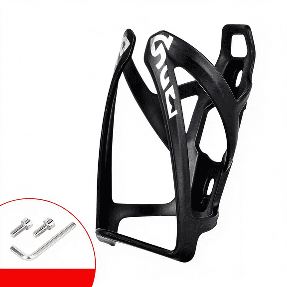 LADYGYM Bike Water Bottle Cage Ultra-Light Bicycle Bottle Holder Universal Bike Cup Holder Rack for Bicycle,Cycling,Mtb,Road/Mountain Bikes 2 Pack-Black