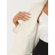 thumbnail image 5 of Chaquetas de cuello INSPIRE CHIC para mujer, de manga larga, con botones de perla y bolsillos, abrigos con ribete en contraste, M blanco, 5 of 6