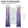 thumbnail image 2 of Lavender Flower 2 Panels Curtains for Bedroom Living Room Drapes Kitchen Window Curtain Home Decor, 2 of 6