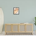 thumbnail image 4 of Stupell Industries Coastal Rustic Beige Shell Black Floating Frame Canvas Art, 17 x 21, by June Erica Vess, 4 of 8