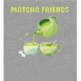 thumbnail image 2 of Matcha Friends Matcha Tea Adult Heather Gray Long Sleeve Hoodie-XL, 2 of 3