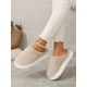thumbnail image 1 of Women's Winter Comfortable, Warm, Anti-slip Plush House Slippers In White, 1 of 4