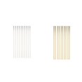 thumbnail image 1 of 20pcs Pajas de Beber Utensilios Reutilizable Accesorios de Laboratorios Producto Comercial Sunnimix Paja de acero inoxidable, 1 of 8