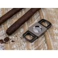 thumbnail image 4 of Precision Made Guillotine Cigar Cutter w/ Etched Body - 62 Ring Gauge - Gun Metal, 4 of 5