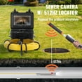 thumbnail image 6 of BENTISM Sewer Camera Pipe Inspection Camera w/ 512hz Sonde 9in 720p Screen 300 ft, 6 of 10