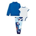 thumbnail image 2 of Reebok Baby and Toddler Boy Jacket, Bodysuit and Jogger Pant Set, 3 Piece, Sizes 0/3-24 Months, 2 of 8