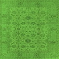 thumbnail image 1 of Ahgly Company Indoor Square Oriental Green Industrial Area Rugs, 6' Square, 1 of 4