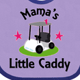 thumbnail image 4 of Inktastic Golfing Mamas Little Caddy Grandkids Golf Girls Baby Bib, 4 of 4